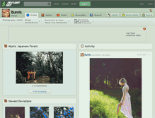 Tablet Screenshot of bunnis.deviantart.com