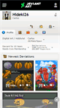 Mobile Screenshot of hideki26.deviantart.com