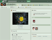 Tablet Screenshot of j-aproductions.deviantart.com