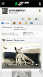 Mobile Screenshot of animalartfan.deviantart.com