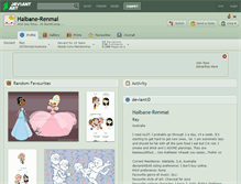 Tablet Screenshot of haibane-renmai.deviantart.com