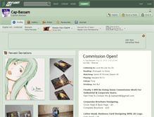 Tablet Screenshot of cap-bassam.deviantart.com
