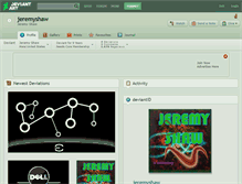 Tablet Screenshot of jeremyshaw.deviantart.com