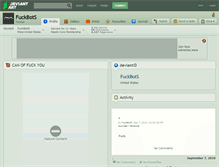 Tablet Screenshot of fuckbots.deviantart.com