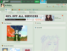 Tablet Screenshot of ai-himino.deviantart.com