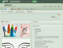 Tablet Screenshot of grafikchild.deviantart.com