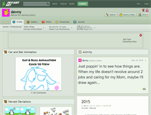 Tablet Screenshot of dawny.deviantart.com