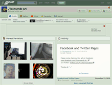 Tablet Screenshot of jtownsends-art.deviantart.com