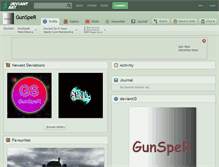 Tablet Screenshot of gunsper.deviantart.com