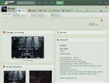 Tablet Screenshot of evil-al.deviantart.com