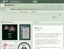 Tablet Screenshot of delineation-us.deviantart.com