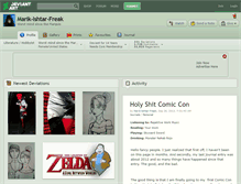 Tablet Screenshot of marik-ishtar-freak.deviantart.com