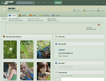 Tablet Screenshot of janten.deviantart.com