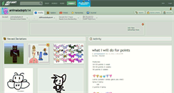 Desktop Screenshot of animaladopts14.deviantart.com