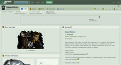Desktop Screenshot of blazenfalcon.deviantart.com