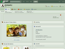 Tablet Screenshot of pixelpastry.deviantart.com