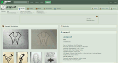 Desktop Screenshot of designwolf.deviantart.com