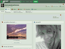 Tablet Screenshot of mialmagoticaextrana.deviantart.com