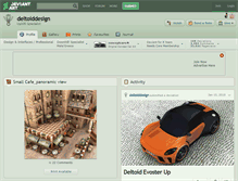 Tablet Screenshot of deltoiddesign.deviantart.com