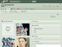 Tablet Screenshot of devonnecrush.deviantart.com