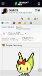 Mobile Screenshot of desk05.deviantart.com