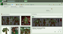 Desktop Screenshot of darkam.deviantart.com