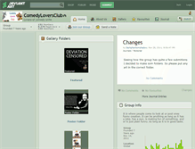 Tablet Screenshot of comedyloversclub.deviantart.com