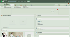 Desktop Screenshot of hanella.deviantart.com