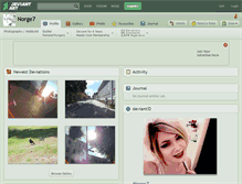 Tablet Screenshot of norge7.deviantart.com