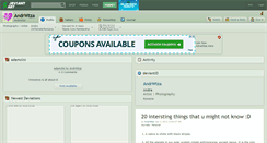 Desktop Screenshot of andrwtza.deviantart.com