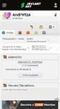 Mobile Screenshot of andrwtza.deviantart.com