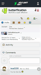 Mobile Screenshot of butterflication.deviantart.com