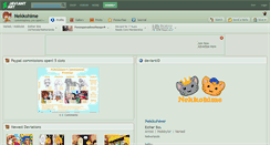 Desktop Screenshot of nekkohime.deviantart.com