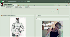 Desktop Screenshot of justinwadeart.deviantart.com