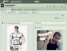 Tablet Screenshot of justinwadeart.deviantart.com