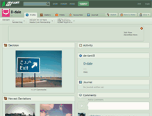 Tablet Screenshot of d-dale.deviantart.com