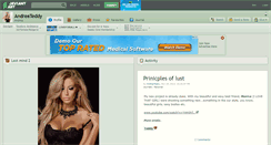 Desktop Screenshot of andreateddy.deviantart.com