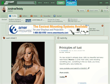 Tablet Screenshot of andreateddy.deviantart.com