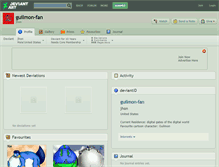 Tablet Screenshot of guilmon-fan.deviantart.com