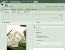 Tablet Screenshot of gr23.deviantart.com