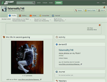 Tablet Screenshot of falsereality748.deviantart.com