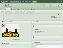 Tablet Screenshot of hpawk.deviantart.com