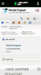 Mobile Screenshot of panda-puppet.deviantart.com