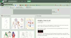 Desktop Screenshot of bloodwhitewolf.deviantart.com