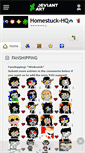 Mobile Screenshot of homestuck-hq.deviantart.com