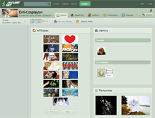 Tablet Screenshot of evil-cosplays.deviantart.com