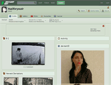 Tablet Screenshot of itsallforyousir.deviantart.com
