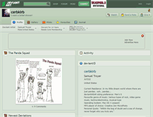 Tablet Screenshot of cerbkirb.deviantart.com