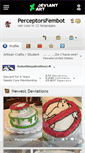 Mobile Screenshot of perceptorsfembot.deviantart.com