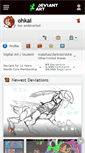 Mobile Screenshot of ohkai.deviantart.com